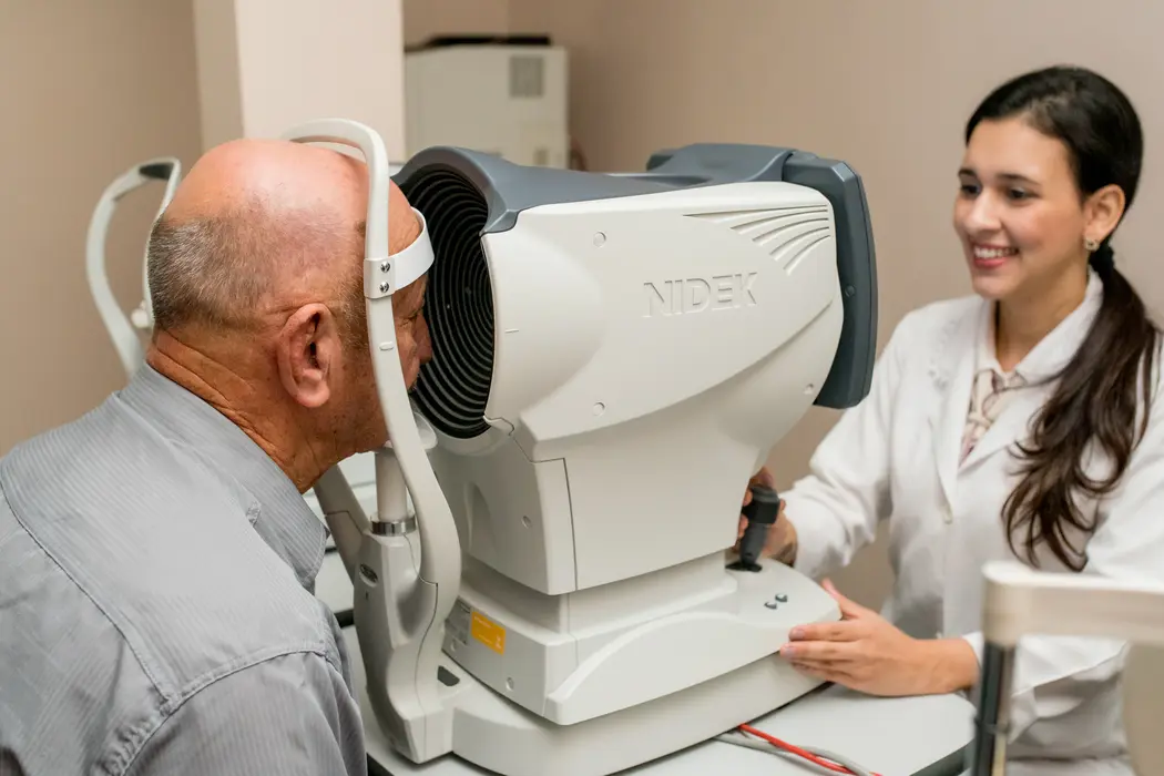 Exame oftalmológico preventivo no Instituto de Olhos de Colatina